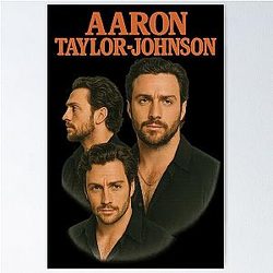 Aaron Taylor Johnson Retro Icon Bootleg Poster