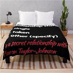 Aaron Taylor-Johnson Relationship Throw Blanket