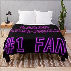 Aaron Taylor-Johnson Fan Throw Blanket