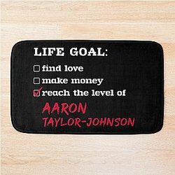 Aaron Johnson Life Goal Bath Mat