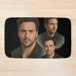 Aaron Taylor Johnson Retro Bootleg Bath Mat