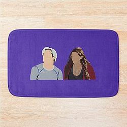 Aaron Johnson and Elizabeth Olsen Bath Mat