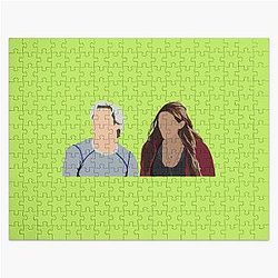 Aaron Taylor Johnson Elizabeth Olsen Jigsaw Puzzle