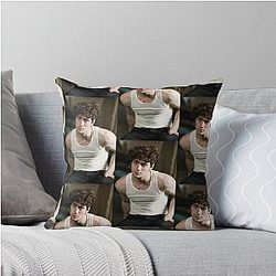 Aaron Taylor Johnson Merch Throw Pillow