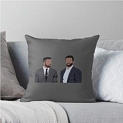 Aaron Johnson and Chris Evans Throw Pillow