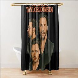 Aaron Taylor Johnson Retro Bootleg Shower Curtain