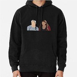Aaron Taylor Johnson and Elizabeth Olsen Pullover Hoodie