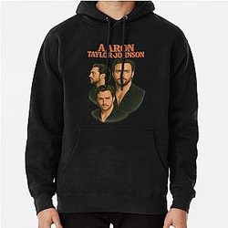 Aaron Taylor-Johnson Retro Pullover Hoodie