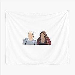 Aaron Taylor Johnson and Elizabeth Olsen Tapestry