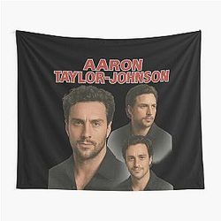 Aaron Taylor Johnson Retro Tapestry