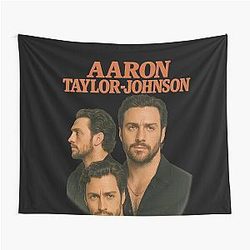 Aaron Taylor Johnson Retro Bootleg Tapestry