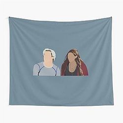 Aaron Johnson and Elizabeth Olsen Tapestry