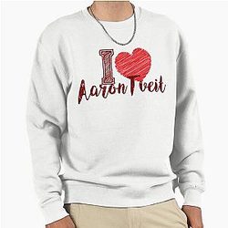I Love Aaron Tveit Pullover Sweatshirt