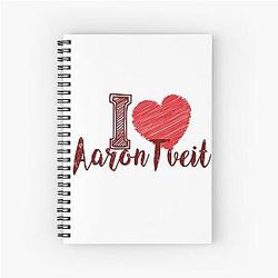 I Love Aaron Tveit Notebook