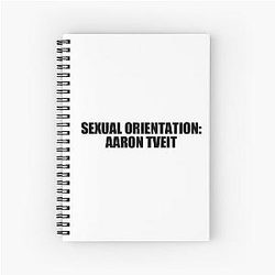 Sexual Orientation Aaron Tveit Spiral Notebook
