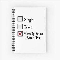 Mentally dating Aaron Tveit Notebook