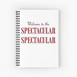 Moulin Rouge! Spectacular Welcome to the Moulin Rouge Aaron Tveit Karen Olivo Nicole Kidman Ewan McGregor Spiral Notebook