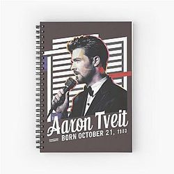 Aaron Tveit Spiral Notebook