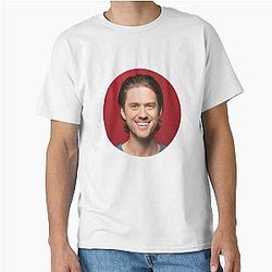 Aaron Tveit in Circle Classic T-Shirt