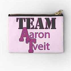 Team Aaron Tveit Zipper Pouch