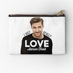 I Just Love Aaron Tveit Zipper Pouch