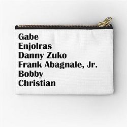 Aaron Tveit and Zipper Pouch