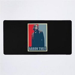 Aaron Tveit Tank Top Desk Mat