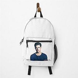 Aaron Tveit photo backpack