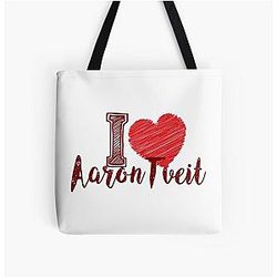 I Love Aaron Tveit Tote Bag