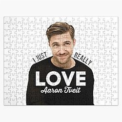 I just love Aaron Tveit Jigsaw Puzzle