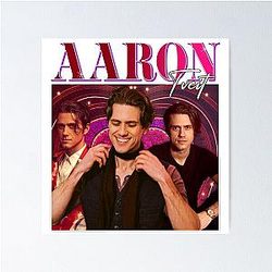 Aaron Tveit Retro Design Poster