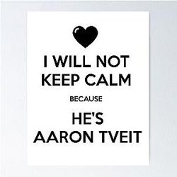 Keep calm Aaron Tveit Poster