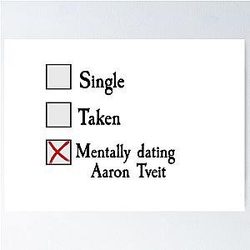 Mentally Dating Aaron Tveit Poster