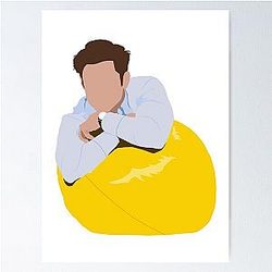 Aaron Tveit Beanbag Poster