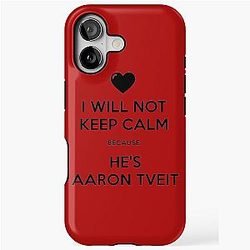 Keep Calm Aaron Tveit iPhone Case