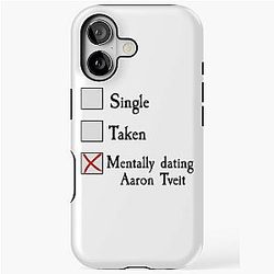 Mentally Dating Aaron Tveit iPhone Tough Case