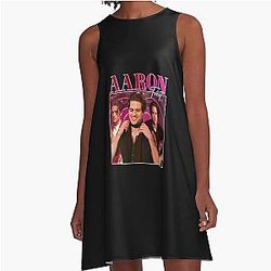Aaron Tveit A-Line Dress