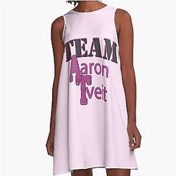 Team Aaron Tveit A-Line Dress