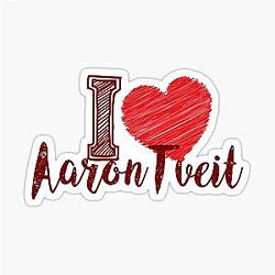 I Love Aaron Tveit Sticker
