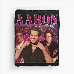 Aaron Tveit Retro Design Duvet Cover