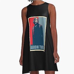 Aaron Tveit A-Line Dress