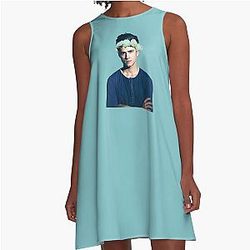 Aaron Tveit A-Line Dress