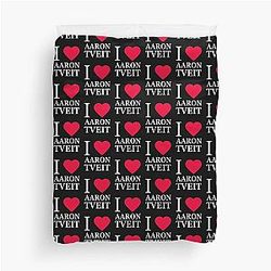 I love Aaron Tveit Duvet Cover