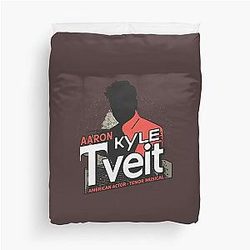 Captivating Aaron Tveit Art Duvet Cover