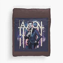 Mesmerizing Designs for Fans Aaron Tveit Duvet Cover