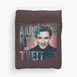 Mesmerizing Aaron Tveit Art Designs for Fans Duvet Cover