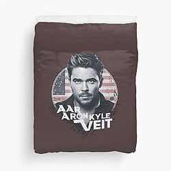 Aaron Tveit Art Duvet Cover for Fans