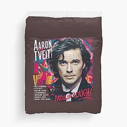 Mesmerizing Aaron Tveit Art Designs for Fans Duvet Cover