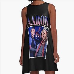 Aaron Tveit A Line Dress