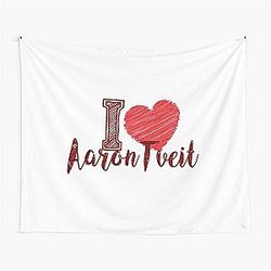 I Love Aaron Tveit Tapestry
